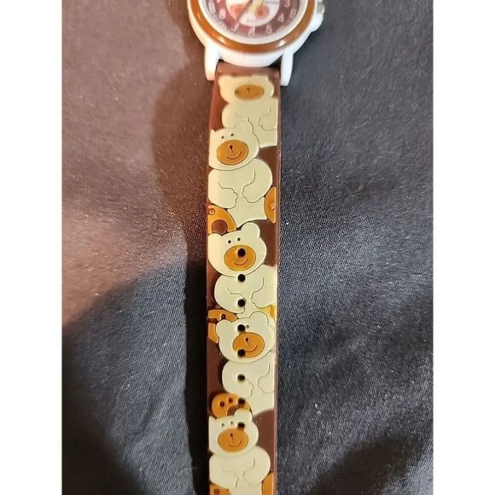 Bijoux Terner K-1541 Kids Kidz Teddy Bear Watch‎ Colorful NEW Needs Battery